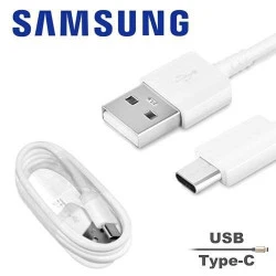 Achat Cable chargeur USB Type-C Blanc Samsung 1.2m en ligne