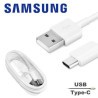 Cable chargeur USB Type-C Blanc Samsung 1.2m