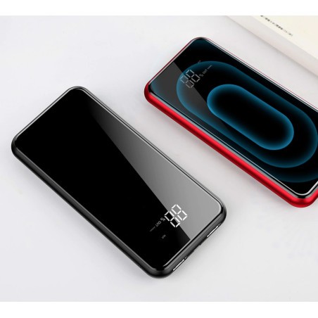 Batterie externe 8000mAh double USB avec chargeur sans fil