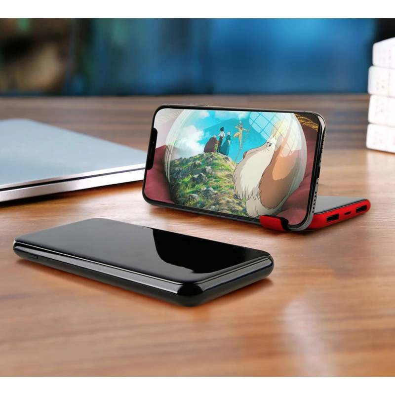 Batterie externe 8000mAh double USB avec chargeur sans fil
