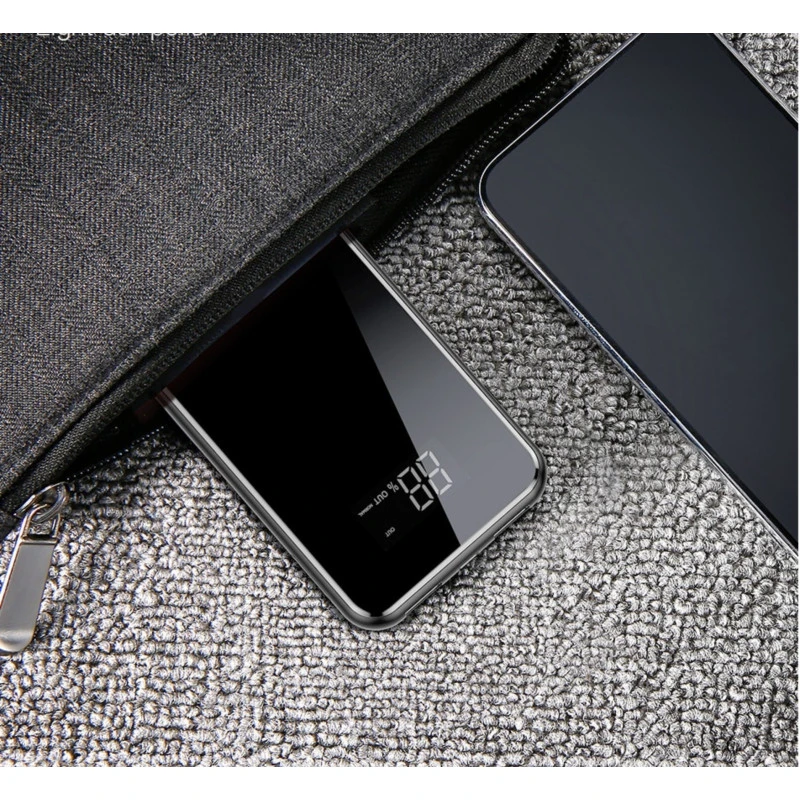 Batterie externe 8000mAh double USB avec chargeur sans fil