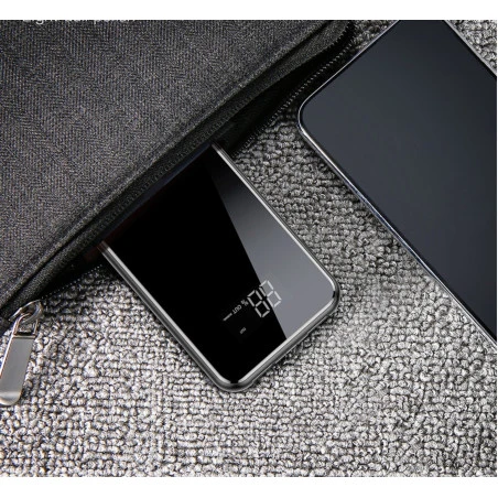 Batterie externe 8000mAh double USB avec chargeur sans fil