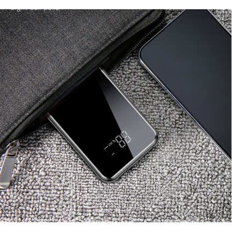 Batterie externe 8000mAh double USB avec chargeur sans fil