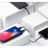 Batterie externe 8000mAh double USB avec chargeur sans fil
