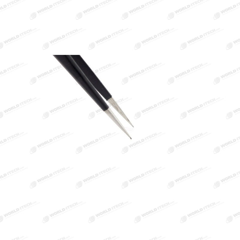 Pince bucelles droite noire 14cm pour réparation smartphones