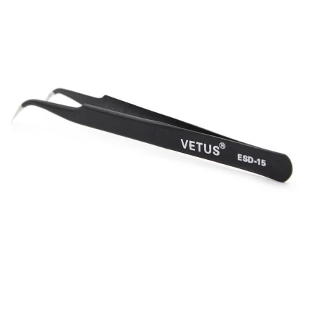 Pince bucelles coudé précision réparation smartphone tablette VETUS ESD-15