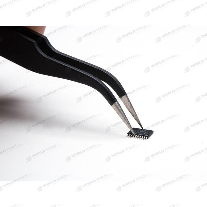 Pince bucelles coudé précision réparation smartphone tablette VETUS ESD-15