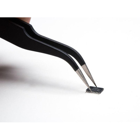 Pince bucelles coudé précision réparation smartphone tablette VETUS ESD-15