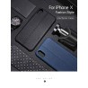 Coque protection cuir avec couture iphone x
