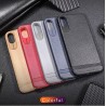 Coque Silicone Souple imitation Cuir iPhone X / XS
