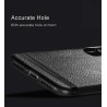 Coque Silicone Souple imitation Cuir iPhone X / XS