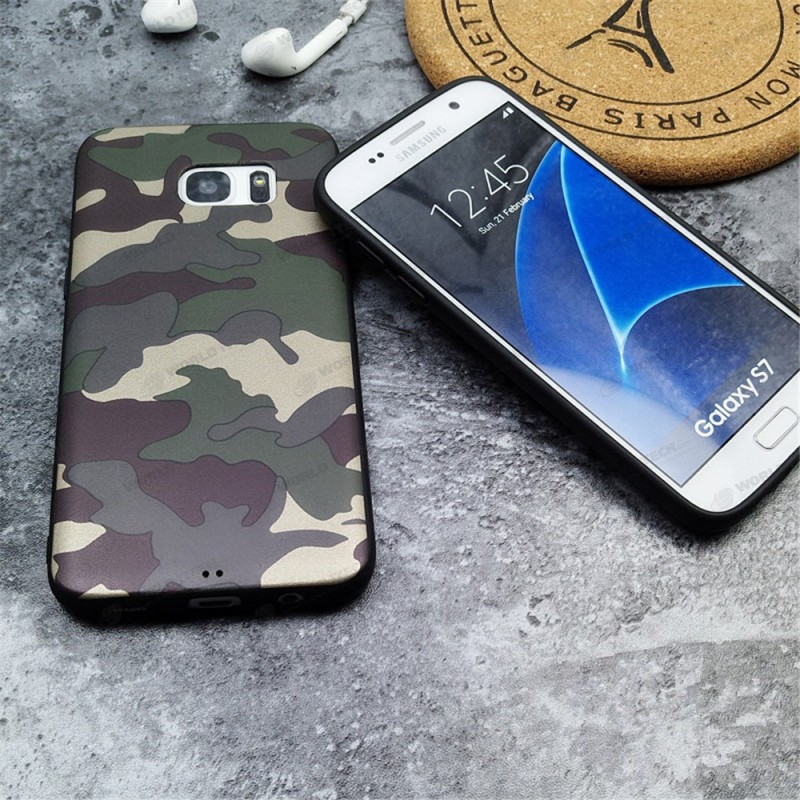Coque Silicone Camo Militaire Samsung Galaxy S9