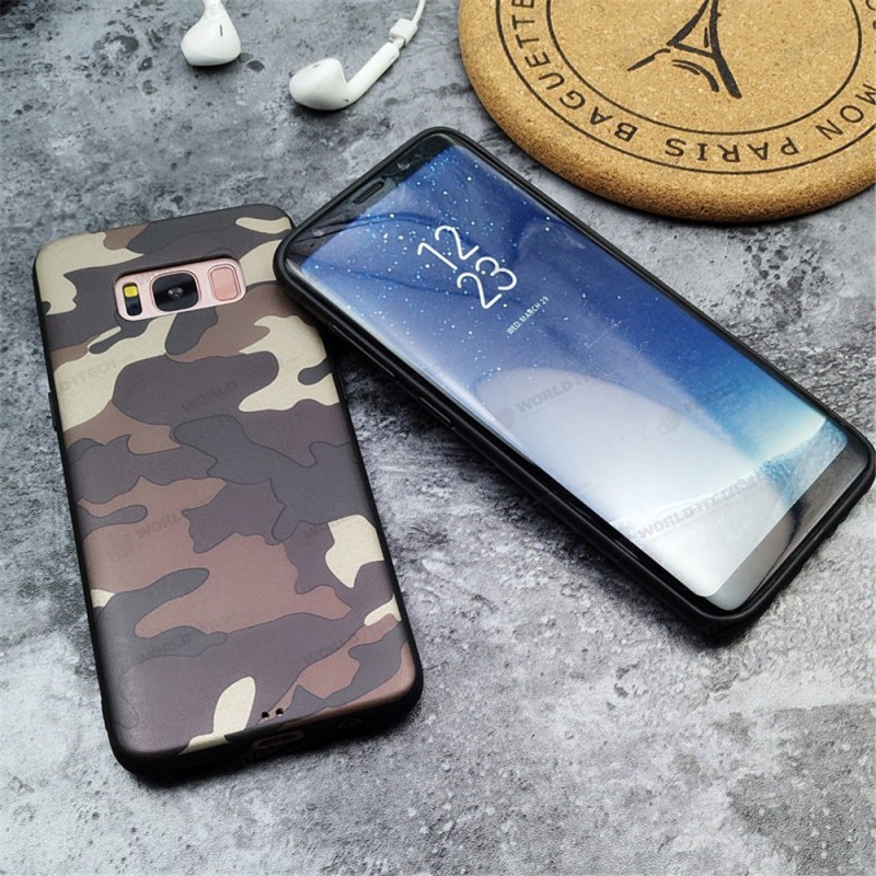 Coque Silicone Camo Militaire Samsung Galaxy S9