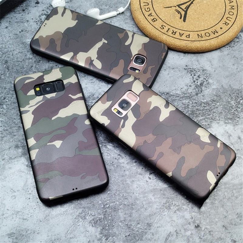 Coque Silicone Camo Militaire Samsung Galaxy S6