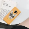 Coque Silicone tête Chien Bulldog Samsung Galaxy Note 9