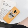 Coque Silicone tête Chien Bulldog Samsung Galaxy Note 9