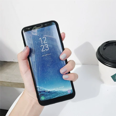 Coque Silicone tête Chien Bulldog Samsung Galaxy Note 9