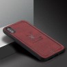 Coque Silicone Souple arrière doux tête de Cerf iPhone X / XS