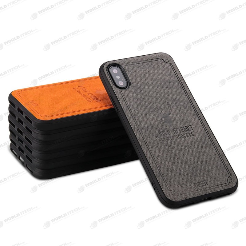 Coque Silicone Souple arrière doux tête de Cerf iPhone 6 Plus / 6S Plus