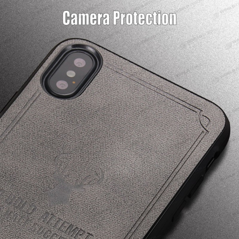 Coque Silicone Souple arrière doux tête de Cerf iPhone 6 Plus / 6S Plus