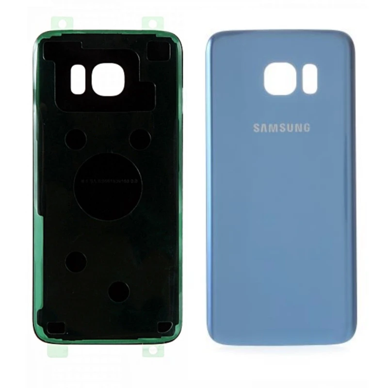Vitre arrière bleu COMPATIBLE Samsung Galaxy S7 EDGE SM-G935F