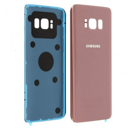Vitre arrière Rose COMPATIBLE Samsung Galaxy S8 Plus SM-G955F