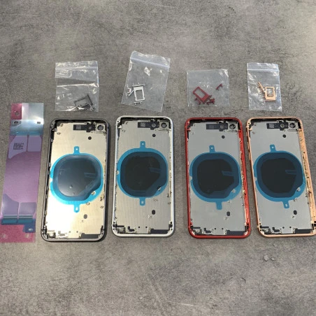 Chassis et vitre arrière assemblé iPhone 8 + KIT OUTILS OFFERTS