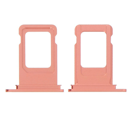 Tiroir Support Rose Corail Carte Nano SIM iPhone XR