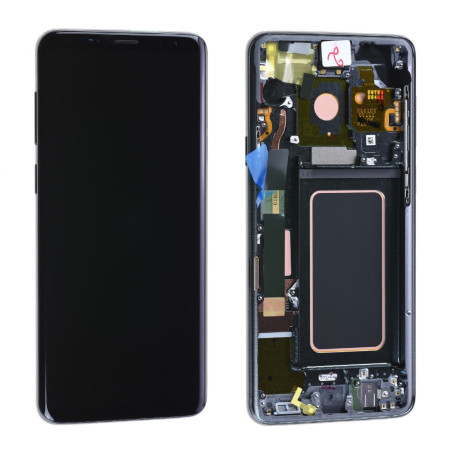 Ecran ORIGINE Samsung Gris Titane avec chassis S9 SM-G960F - Kit Outils OFFERT