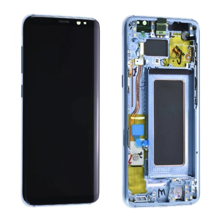 Ecran ORIGINE Samsung bleu avec chassis S8 SM-G950F