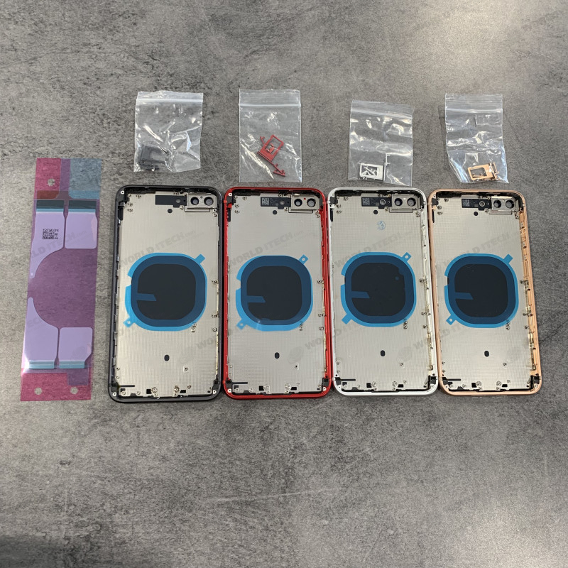 Chassis et vitre arrière assemblé iPhone 8 Plus + KIT OUTILS OFFERTS