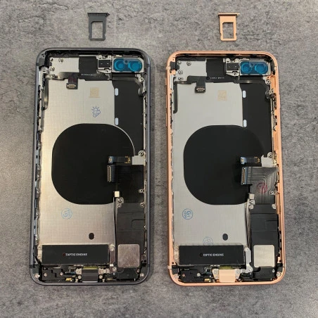 Chassis vitre arrière complet prémonté iPhone 8 Plus - KIT OUTILS OFFERTS