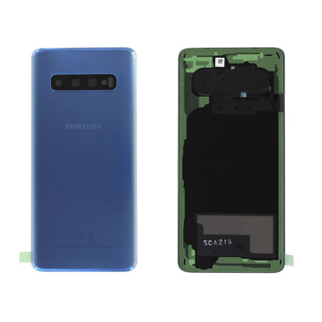 Vitre arrière bleu OFFICELLE Samsung Galaxy S10 SM-G973F GH82-18378C