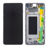 Ecran sur chassis Blanc OFFICIEL Samsung S10 SM-G973F  GH82-18850B