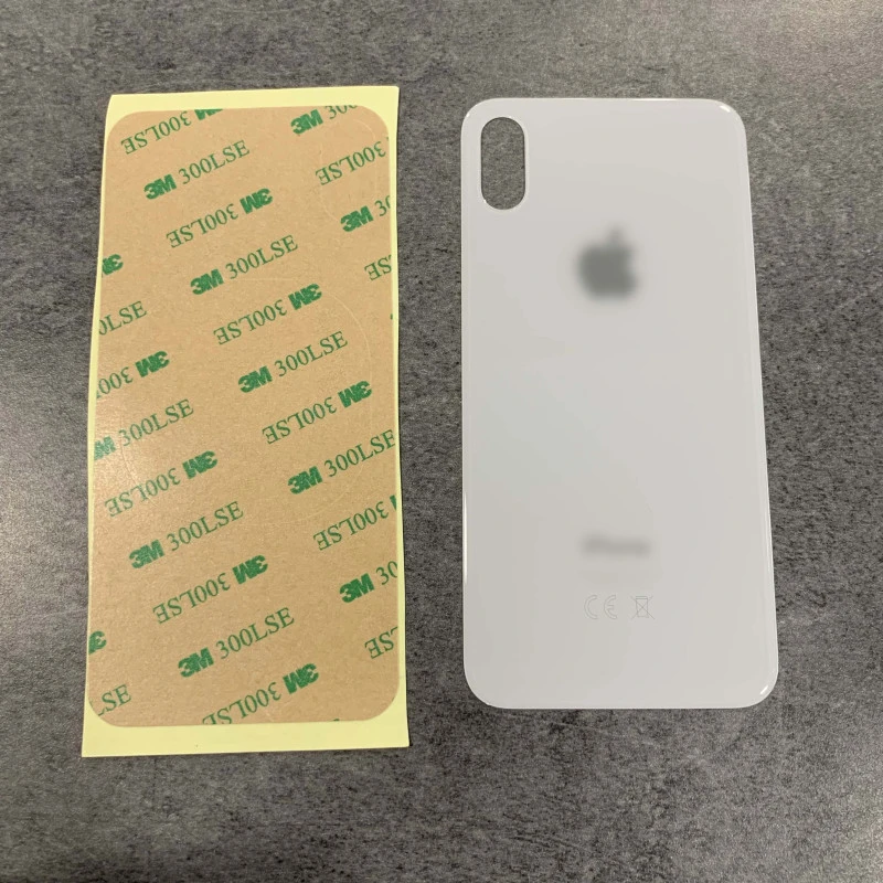 Vitre face arrière blanc avec adhésif iPhone XS max qualité origine