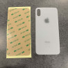 Vitre face arrière blanc avec adhésif iPhone XS max qualité origine
