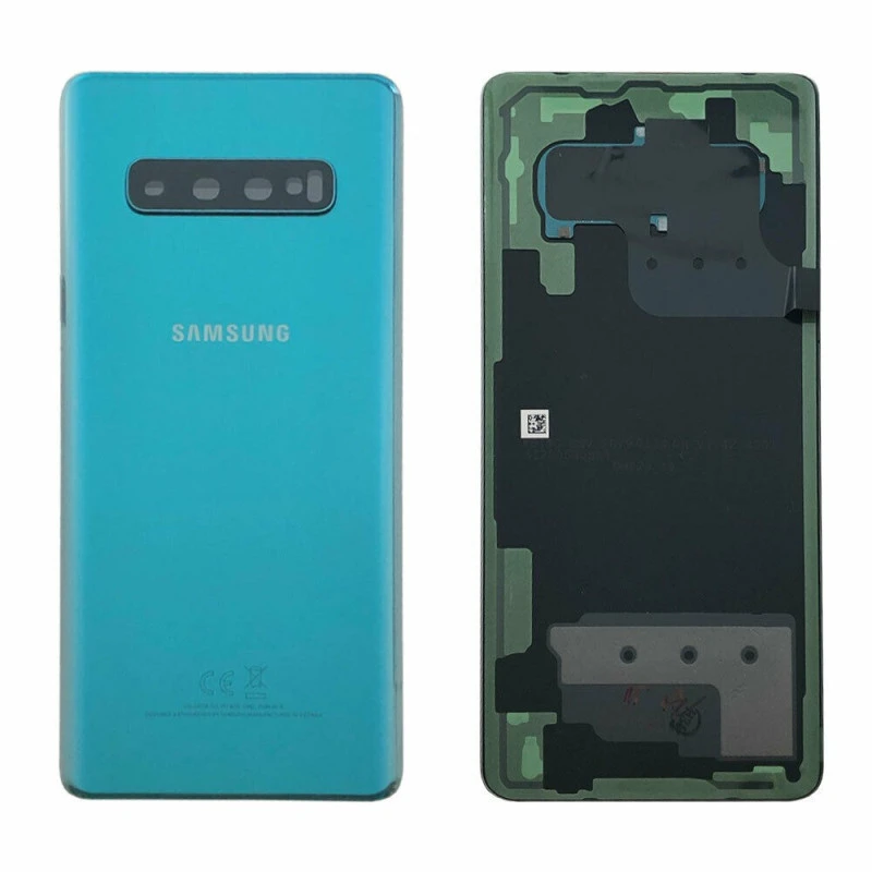 Vitre arrière VERT OFFICELLE Samsung Galaxy S10 Plus SM-G975F GH82-18406E