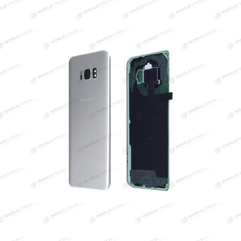 Vitre arrière Argent officielle origine service pack Samsung Galaxy S8 SM-G950F