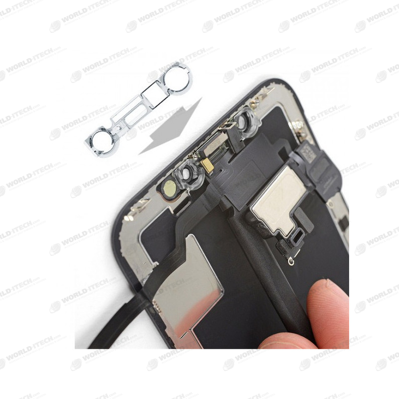Support plastique caméra avant Facetime capteurs haut parleur iPhone X