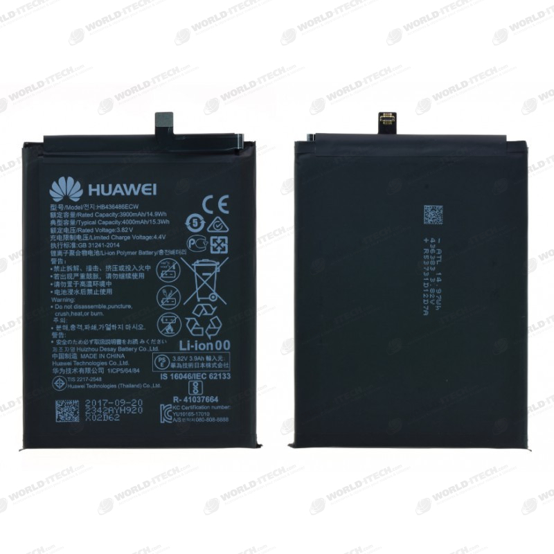 Batterie OFFICIELLE View 20 / P20 Pro / Mate 10 Pro / Mate 20 huawei honor HB436486ECW