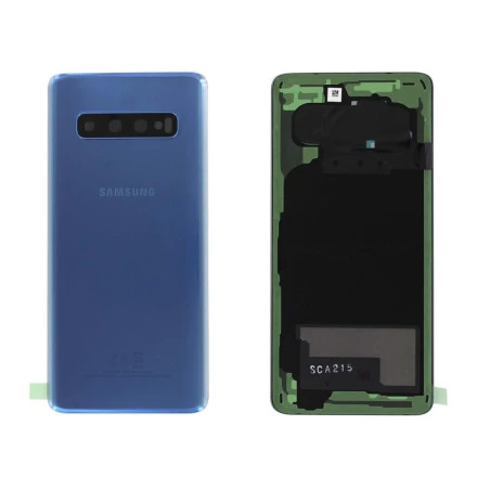 Vitre arrière bleu COMPATIBLE Samsung GalaxyS10 Plus SM-G975F GH82-18406C