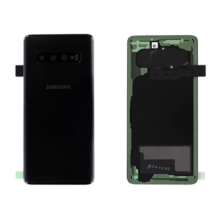 Vitre arrière Noir COMPATIBLE Samsung Galaxy S10 SM-G973F GH82-18378A