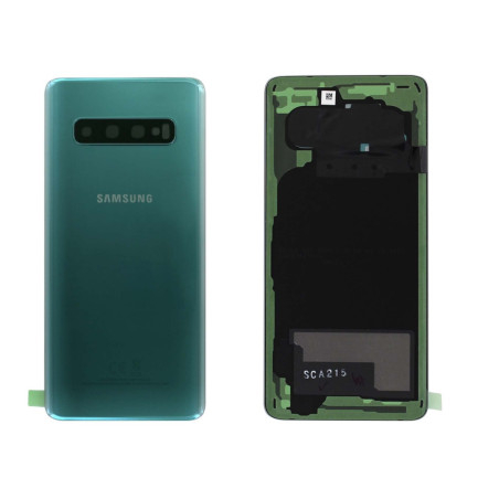 Vitre arrière vert prisme COMPATIBLE Samsung Galaxy S10 SM-G973F GH82-18378E