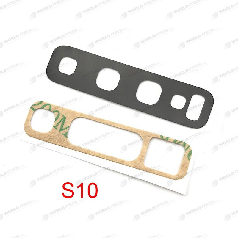 Lentille vitre objectif appareil photo caméra arrière S10 / S10+ Samsung SM-G973F  SM-G975F