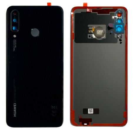 Vitre arrière Midnight Black (Noir)  OFFICIELLE Huawei P30 Lite 02352RPV MAR-LX3A