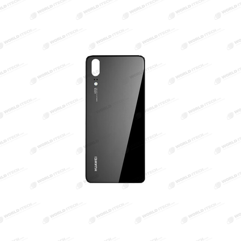 Vitre arrière Noir COMPATIBLE Huawei P20 + Outils OFFERTS