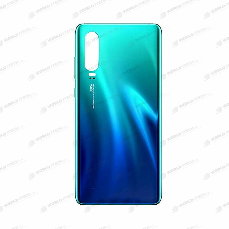 Vitre arrière Peacock Bleu COMPATIBLE Huawei P30 Lite