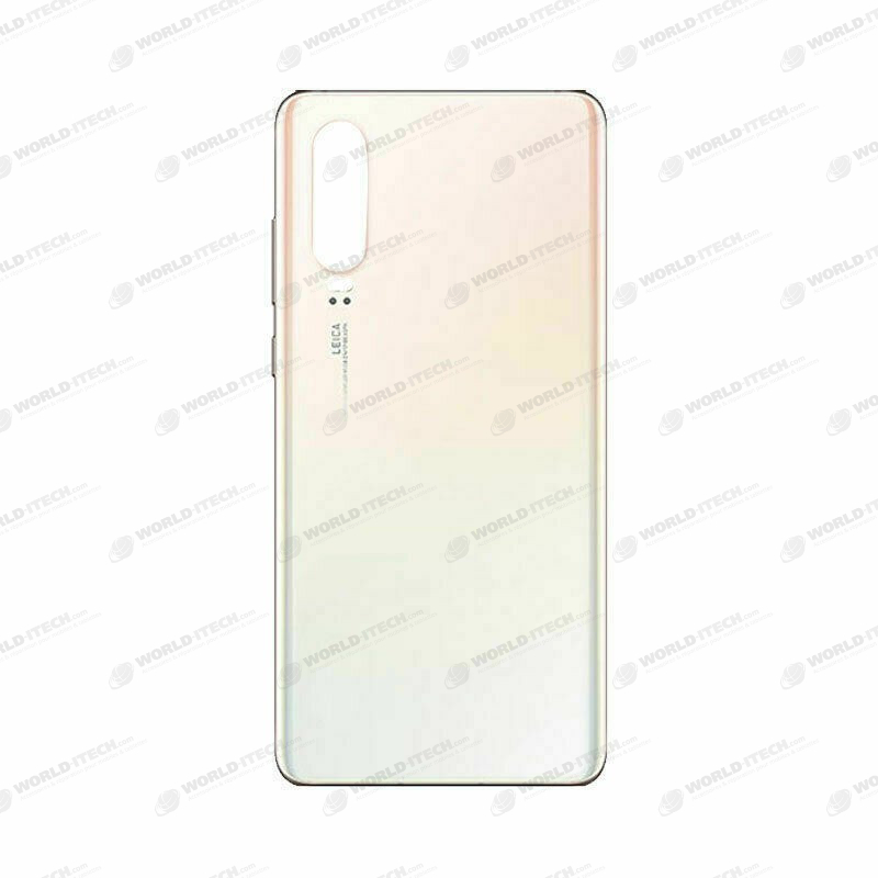 Vitre arrière Blanc Breathing Crystal  COMPATIBLE Huawei P30 - Kit Outils OFFERT
