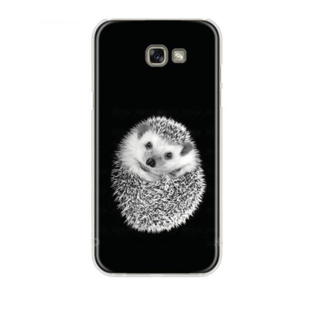 Coque silicone hérisson noir et blanc Samsung A5 2017