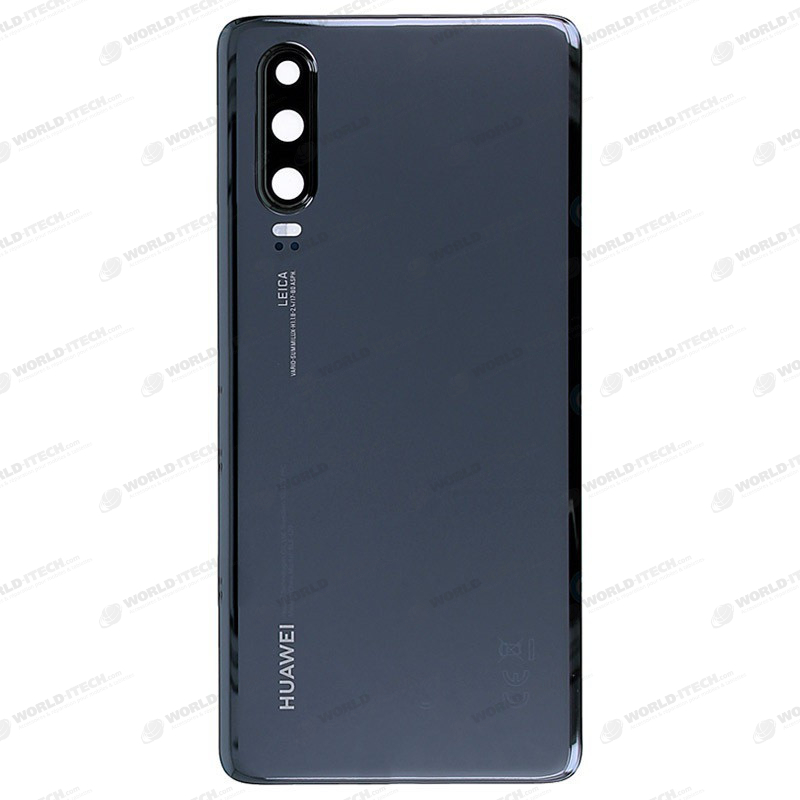 Vitre arrière Noir OFFICIELLE Huawei P30 Lite 02352NMM